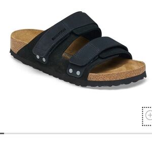 Birkenstock Uji sandal. Nubuck/Suede Leather Black. Size 40